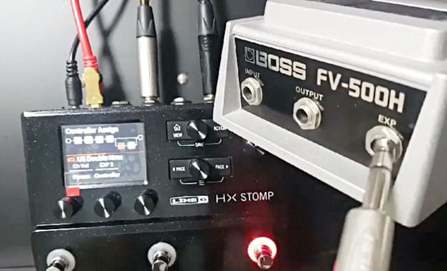 HX STOMPとFV-500H